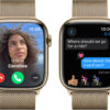 Apple Watch Series 9 [GPS + Cellular 45mm] Gold Stainless steel - Image 2
